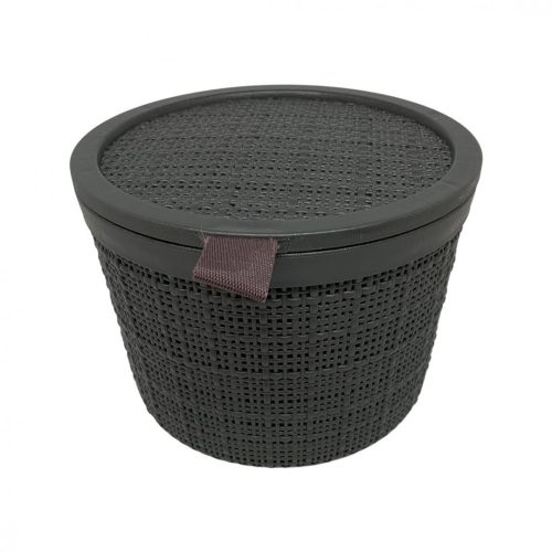 Kerek tároló doboz fedéllel