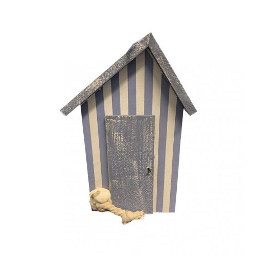 Dekoráció fa tengerparti kisház 28 cm Marine