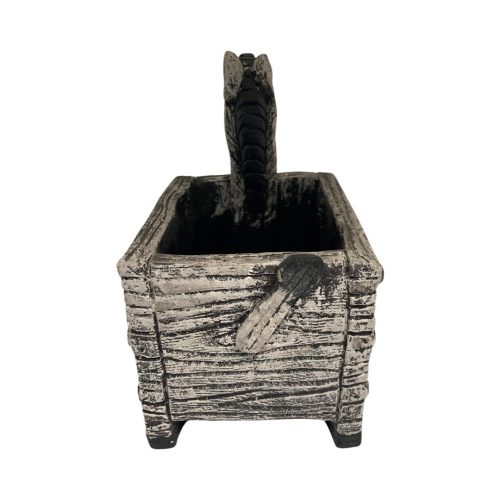 Zebra kaspó 17x11x17 cm