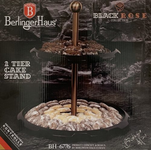 Sütemény kínáló, két szintes