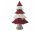 Karácsonyfa figura 87b Piros/fehér 50 cm