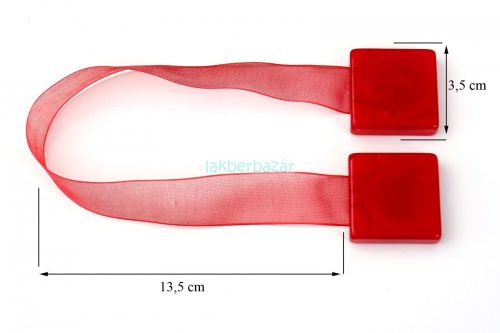 Különleges függönyelkötő mágnes 16 Piros