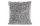 Shaggy bozontos párnahuzat fényes szálakkal Ezüst 40x40 cm