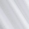 Sibel mintás dekor függöny Fehér/Ezüst 140x250 cm