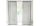 Anika hálós szerkezetű fényáteresztő függöny Ezüst 140x250 cm