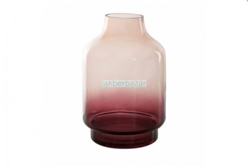 Carly üveg váza Rózsaszín 17x17x26 cm
