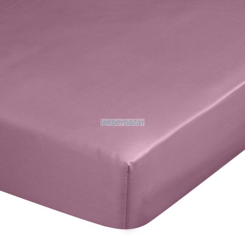Dina pamut-szatén gumis lepedő Rózsaszín 100x200 cm +25 cm
