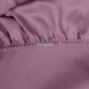 Dina pamut-szatén gumis lepedő Sötét rózsaszín 220x200 cm +30 cm