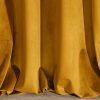 Ria bársony sötétítő függöny Mustársárga 140x250 cm