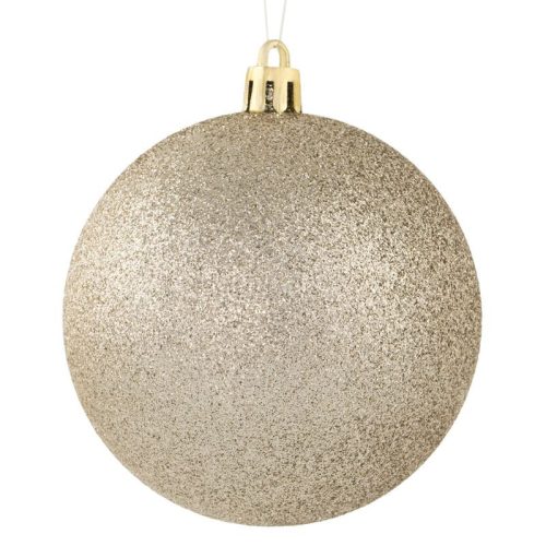 17a műanyag karácsonyfa gömb Pezsgő 8 cm