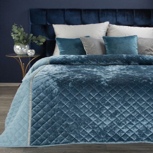 Kristin bársony ágytakaró Kék 220x240 cm