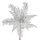 Dekoratív karácsonyi virág 27 Ezüst 29 cm