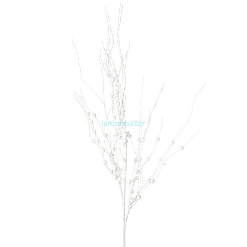 Dekoratív téli gally 30 Fehér 85 cm