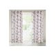 Merry bagoly mintás dekor függöny Fehér/rózsaszín 140x250 cm