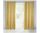 Ibbie kordbársony sötétítő függöny ezüst csillámokkal Mustársárga 140x250 cm