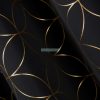 Abella sötétítő függöny Fekete/arany 135x250 cm
