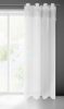 Daphne pomponos fényáteresztő függöny Fehér 140x250 cm