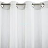 Anne hímzett fényáteresztő függöny Fehér/ezüst 140x270 cm