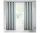 Ibbie kordbársony sötétítő függöny ezüst csillámokkal Ezüst 140x250 cm