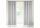 Defne pomponos sötétítő függöny Ezüst 135x260 cm