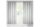 Dezra fényáteresztő függöny Ezüst 140x250 cm