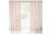 Efil rózsaszín függöny - etamin fényáteresztő 140x250 cm