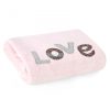 Love1 takaró Rózsaszín 150x200 cm