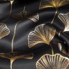 Clara sötétítő függöny Fekete/arany 135x250 cm
