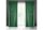 Pierre bársony sötétítő függöny Sötétzöld 140x300 cm