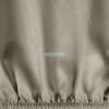 Dina pamut-szatén gumis lepedő Bézs 100x200 cm +25 cm