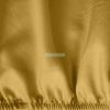 Dina pamut-szatén gumis lepedő Mustársárga 100x200 cm +25 cm