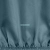 Dina pamut-szatén gumis lepedő Petrolkék 140x200 cm +30 cm