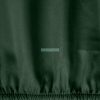 Dina pamut-szatén gumis lepedő Sötétzöld 100x200 cm +25 cm