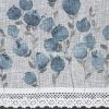 Pola vitrázs függöny Fehér/kék 60x150 cm