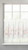 Amelia vitrázs függöny Fehér/rózsaszín 60x150 cm