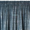 Cypr bársony sötétítő függöny Sötétkék/ezüst 140x270 cm