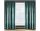 Cypr bársony sötétítő függöny Sötét türkiz 140x270 cm