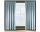 Cypr bársony sötétítő függöny Világoskék 140x270 cm