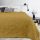 Alara4 mikroszálas ágytakaró Mustársárga 170x210 cm