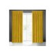 Samanta bársony sötétítő függöny Mustársárga 140x300 cm