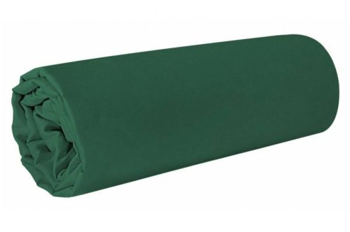 Nova1 pamut-szatén lepedő Sötétzöld 180x210 cm