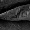 Ariel3 bársony ágytakaró Fekete 220x240 cm