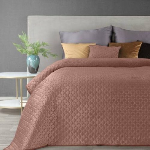 Dimon bársony ágytakaró Pasztell rózsaszín 220x240 cm