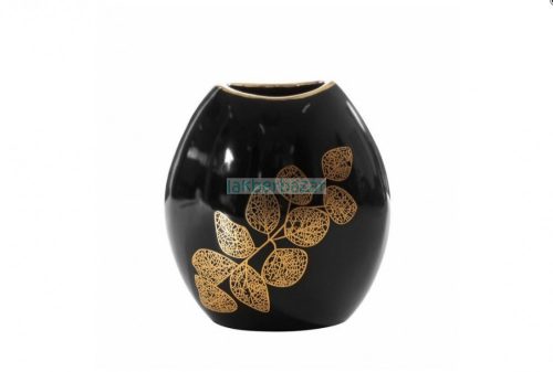 Erika váza Fekete/arany 22x12x25 cm