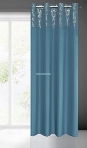 Dafne mintás dekor függöny Arany/kék 140x240 cm