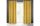 Milo bársony sötétítő függöny Mézsárga 140x250 cm