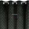 Julia bársony sötétítő függöny Fekete 140x250 cm