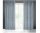 Darcy bársony sötétítő függöny Gránátkék 140x250 cm