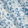 Rosali mintás dekor függöny Fehér/kék 140x250 cm