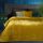 Kristin2 bársony ágytakaró Mézsárga 170x210 cm